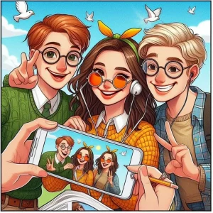 "3 Friends Captions for Instagram"