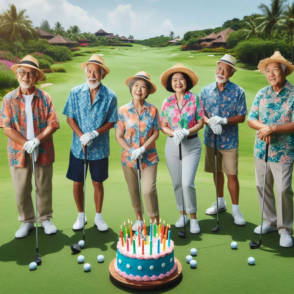 "Birthday Golf puns"