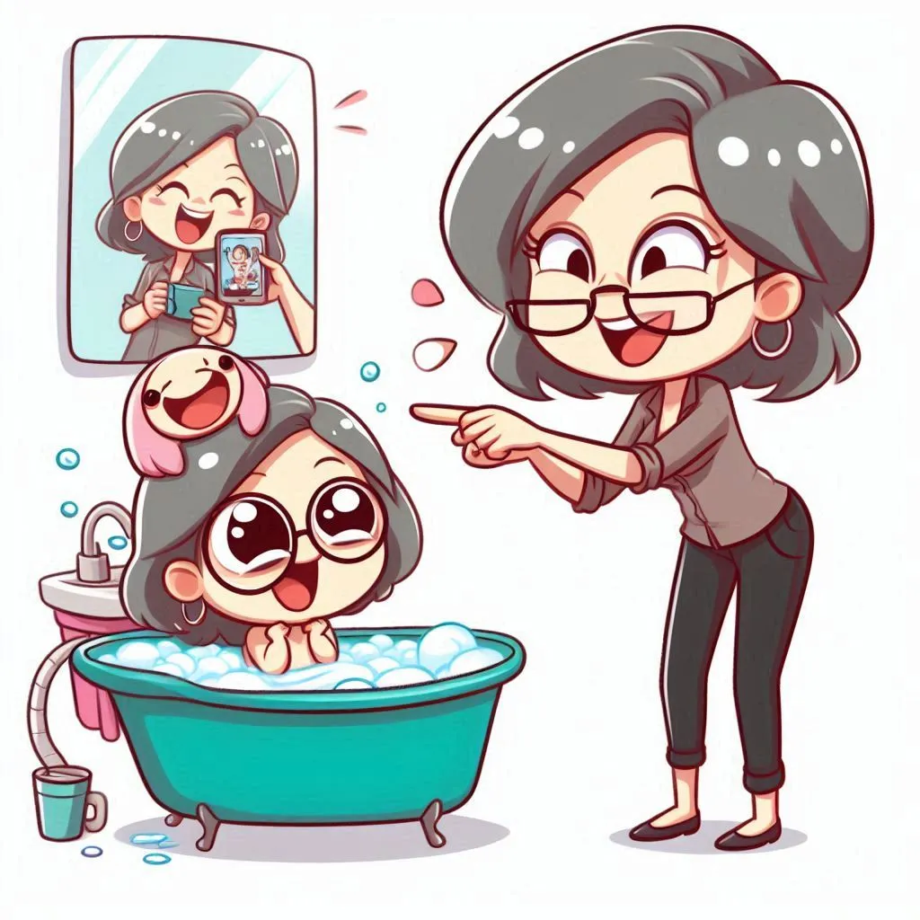 "Cute Mother& Daughter Photo"