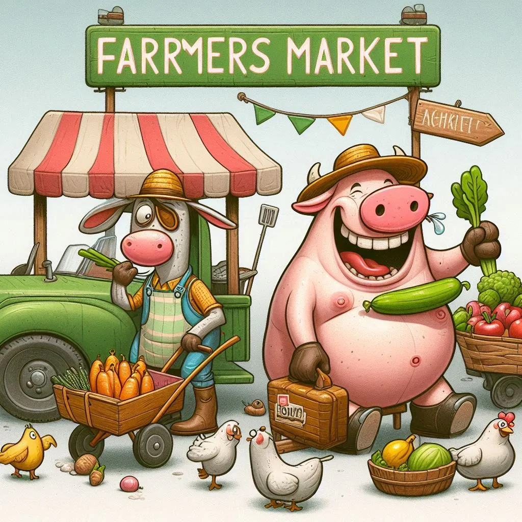 " Farmers Market Puns"