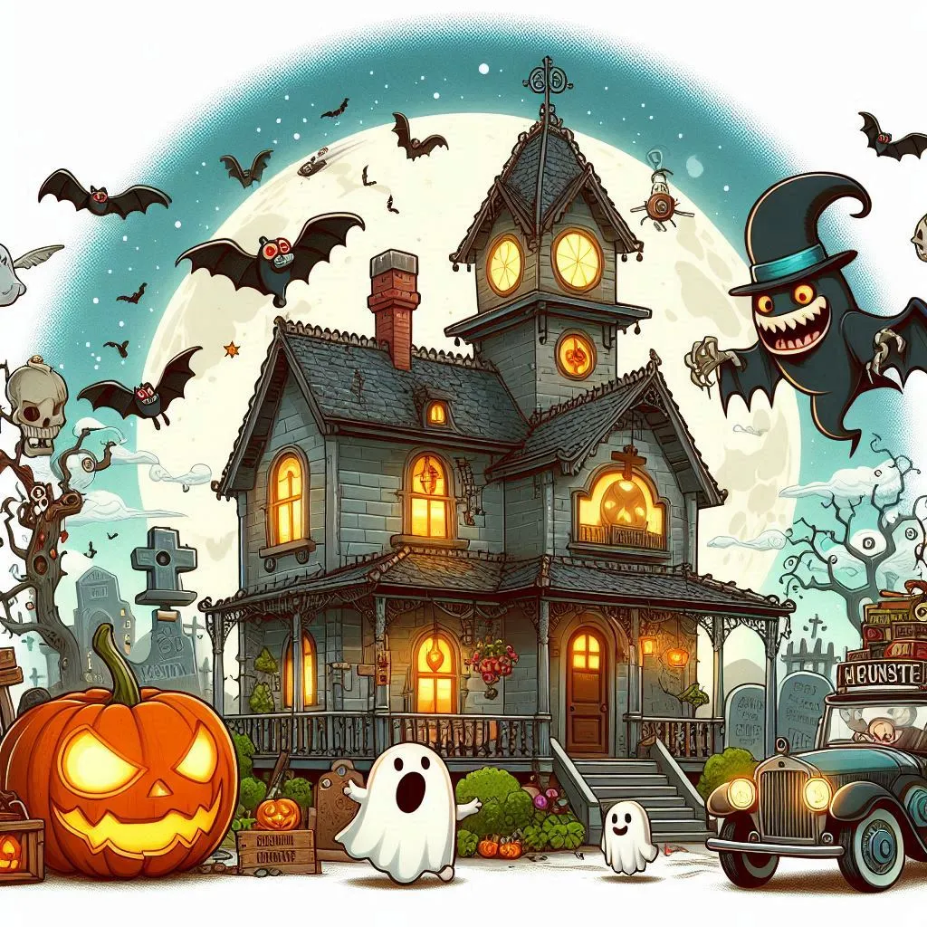 " Funny Haunted House Puns "