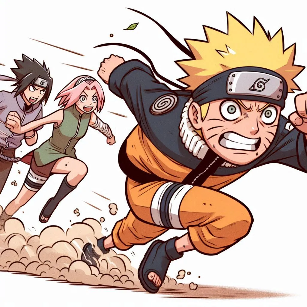 " Funny Naruto Instagram Captions "