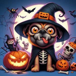"Halloween Dog Puns"