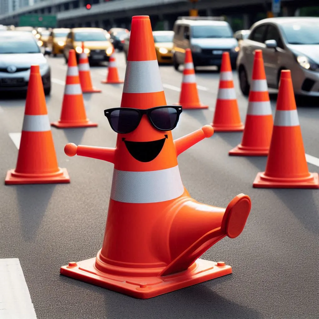 "Traffic Cone puns"